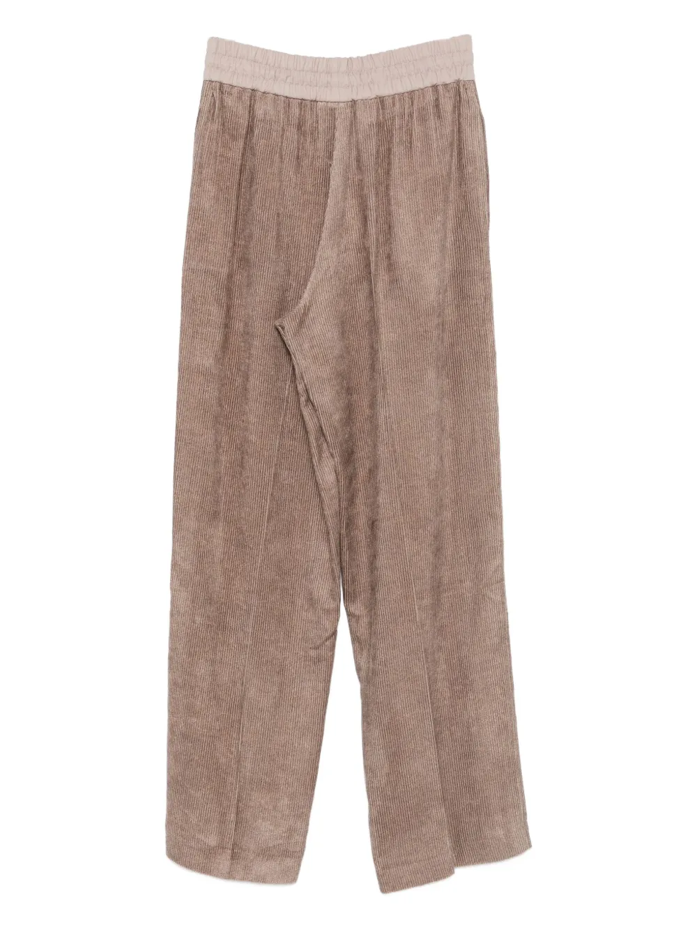 Alysi Corduroy Track Pants In Brown