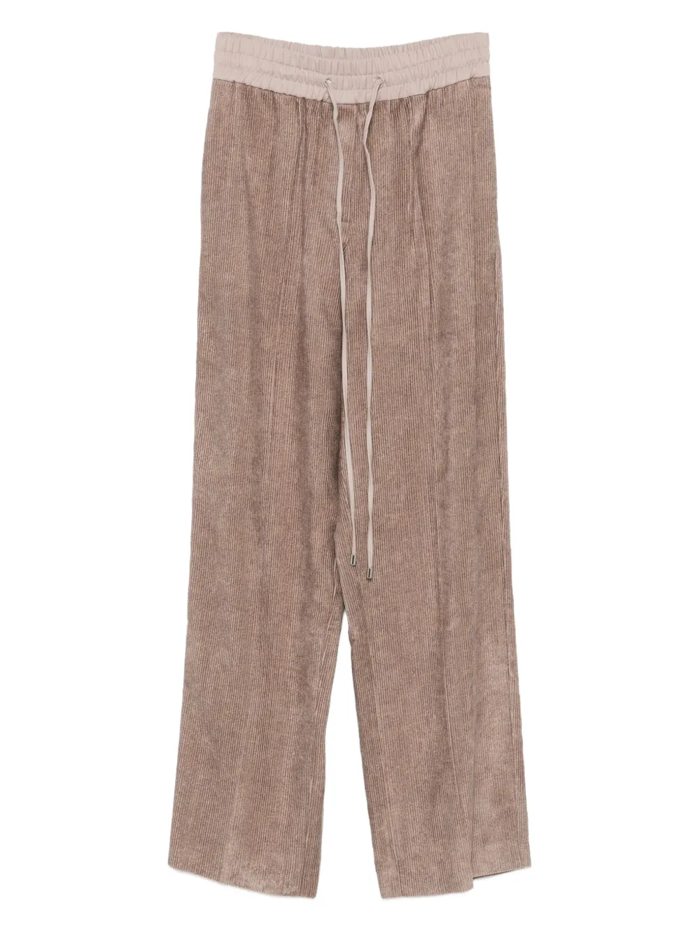 Alysi Corduroy Track Pants In Brown