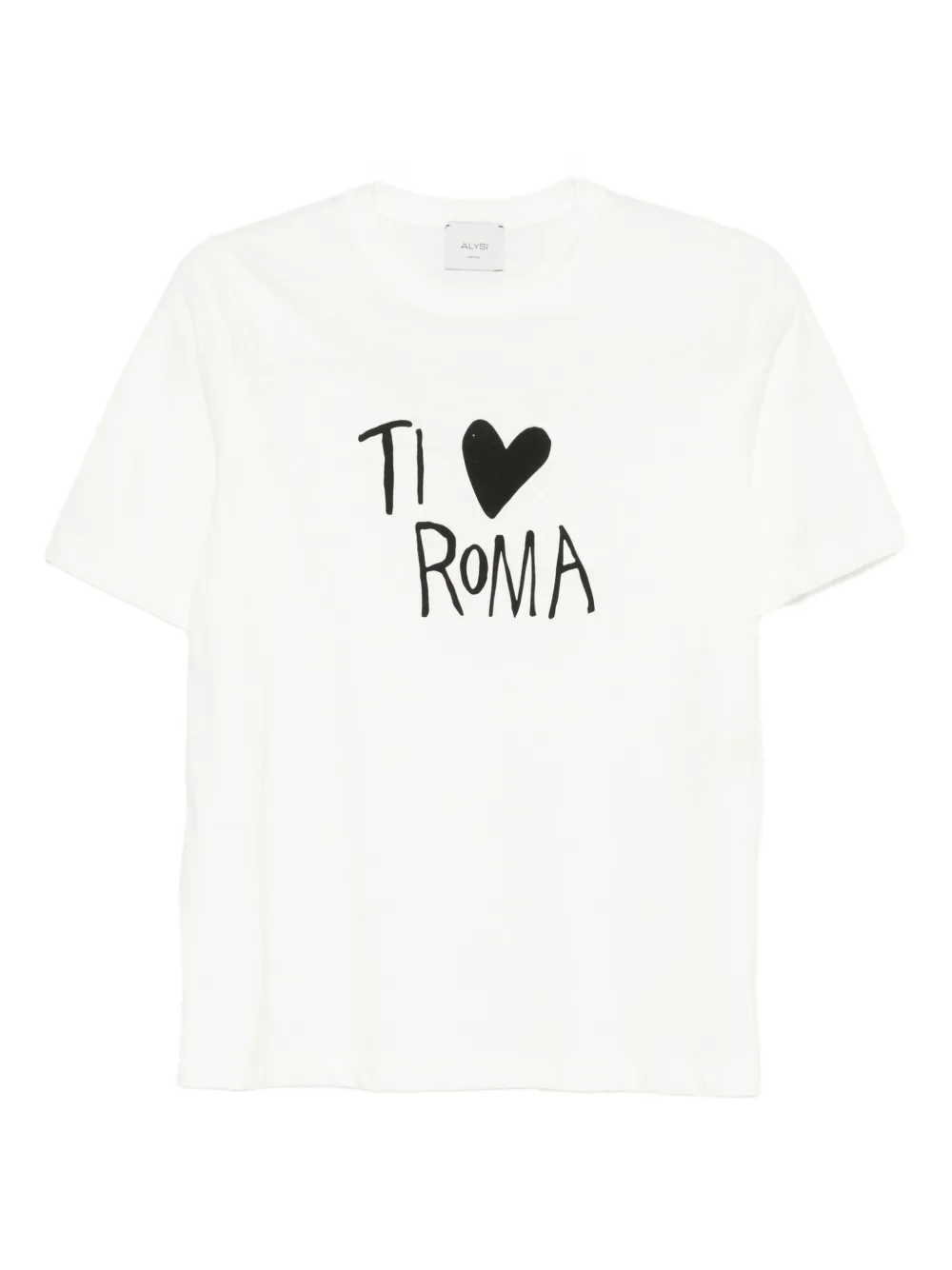 Alysi Cotton T-shirt In White