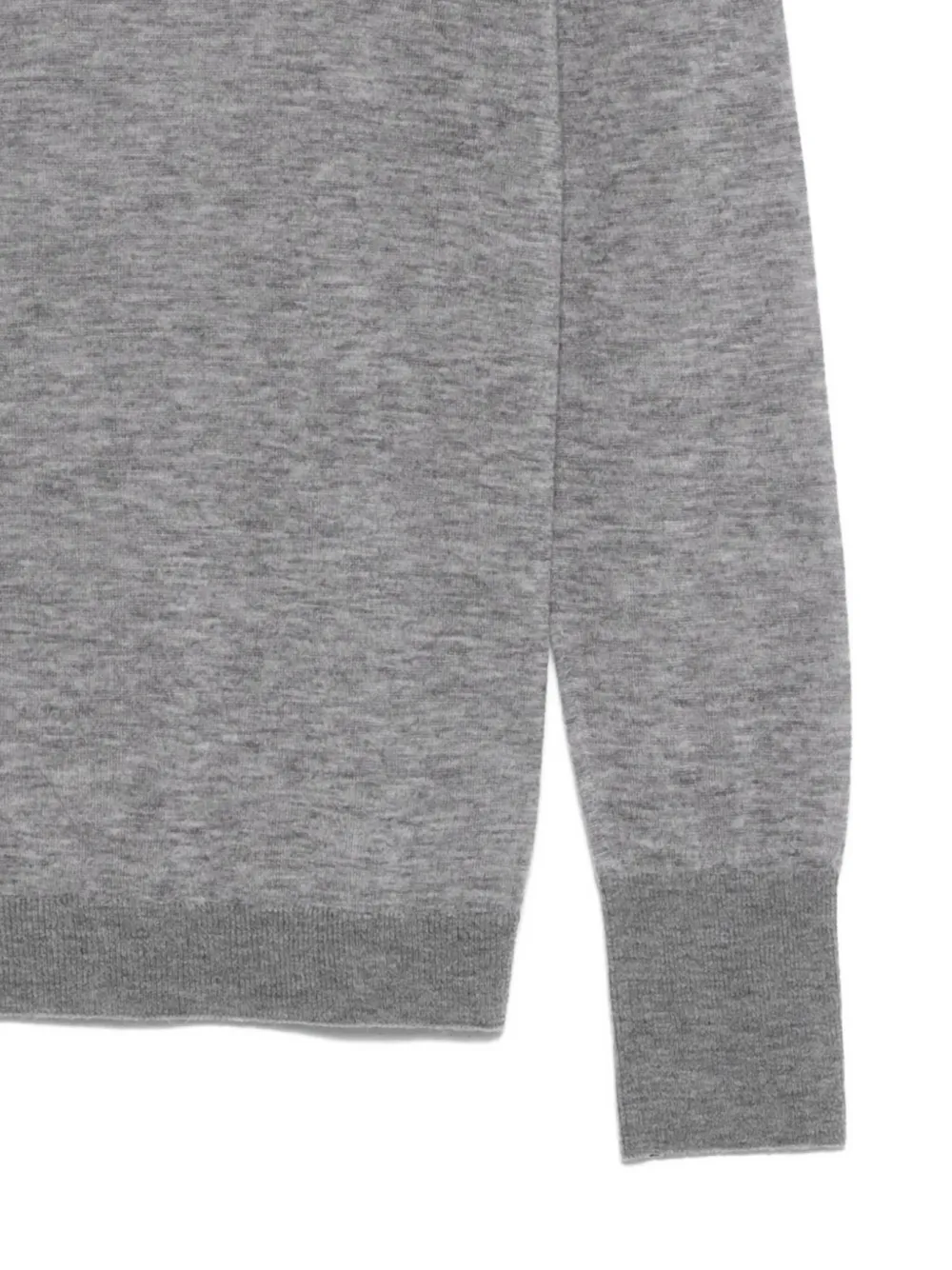 Alysi Crew-neck Long-sleeve Sweatshirt In Gray