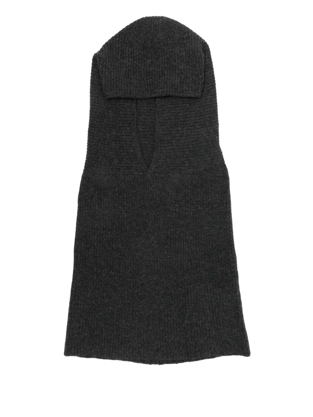 Alysi リブニット バラクラバ - グレー Alysi リブニット バラクラバ - グレー