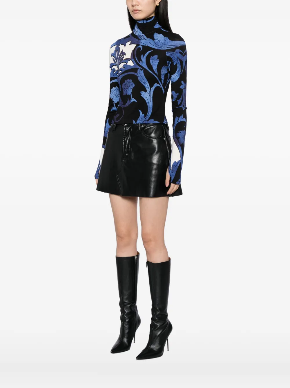 Alice And Olivia Delaina Top In Black