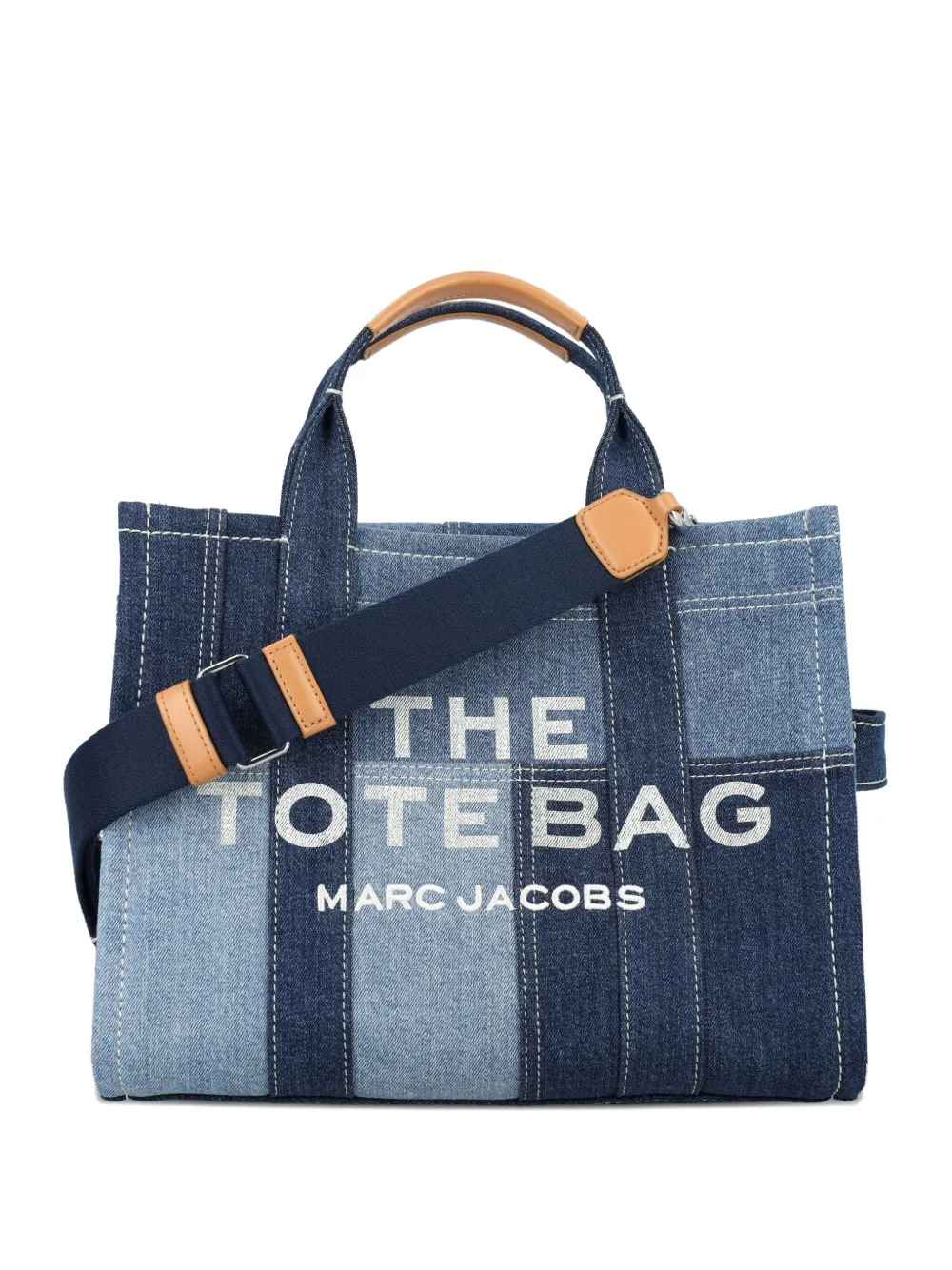 Marc Jacobs Medium Denim Tote Bag In Blue