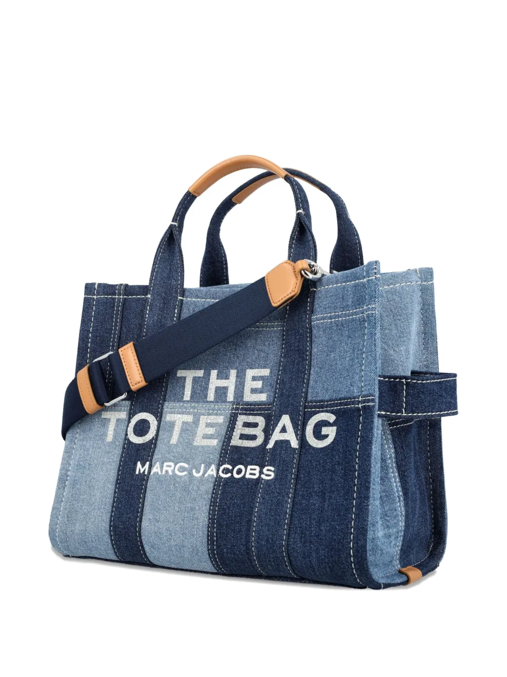 Marc Jacobs Medium Denim Tote Bag In Blue