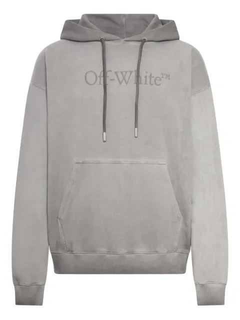 Off-White logo-print hoodie