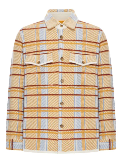 Guest In Residence Plaid Work patch-pocket shirt