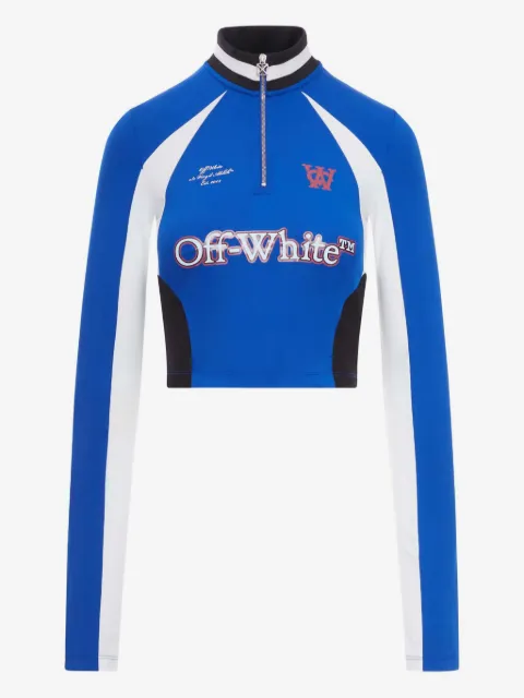 Off-White Tech Jer Serena cropped top