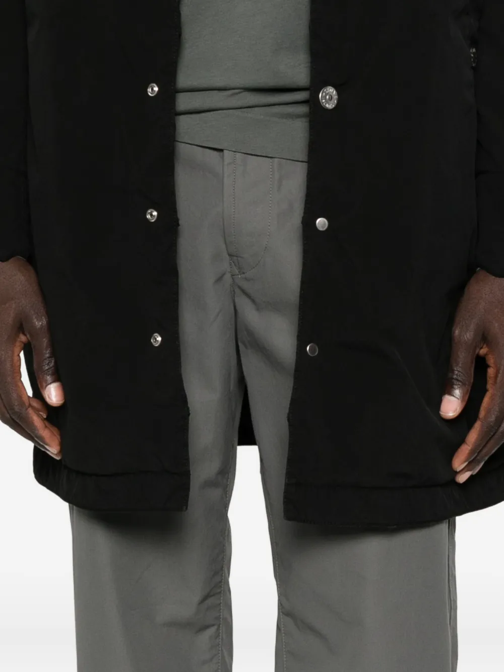 Stone Island Waterproof katoenen broek Grijs