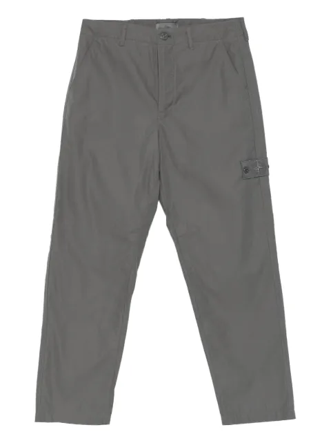 Stone Island waterproof cotton trousers 