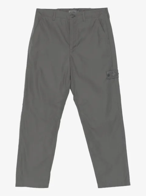 Stone Island waterproof cotton trousers