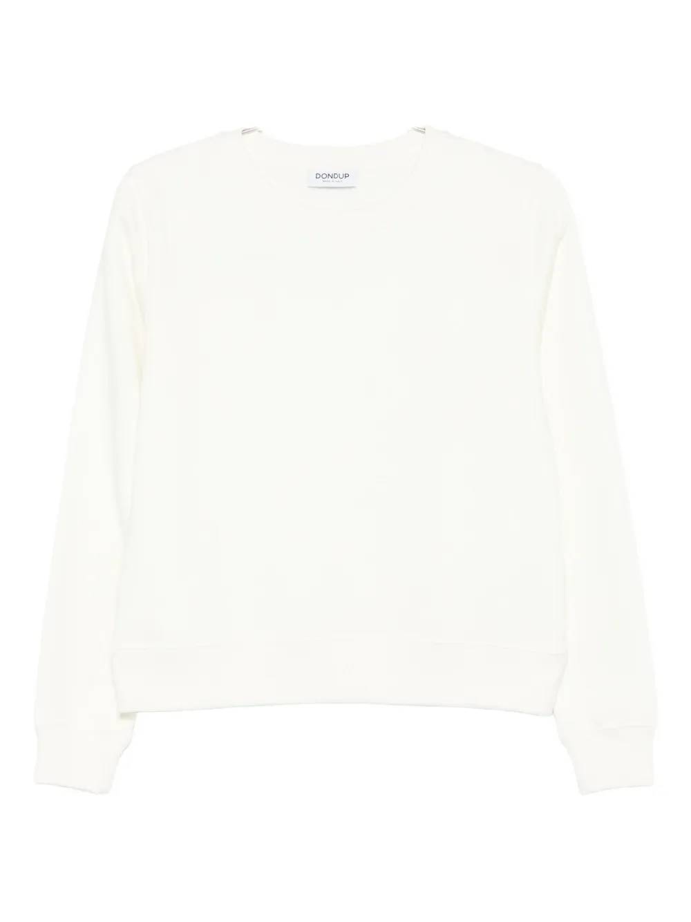 Dondup Cotton Sweater In White
