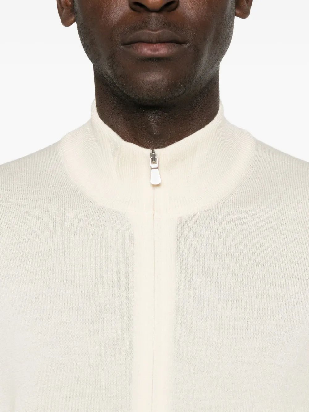 Barba Wollen vest Beige