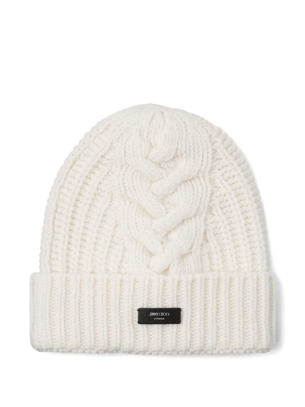 Jimmy Choo Yuki Beanie In White