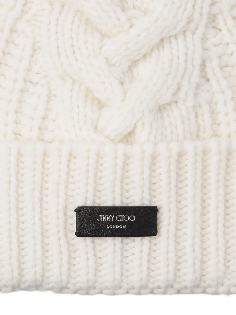 Jimmy Choo Yuki Beanie In White