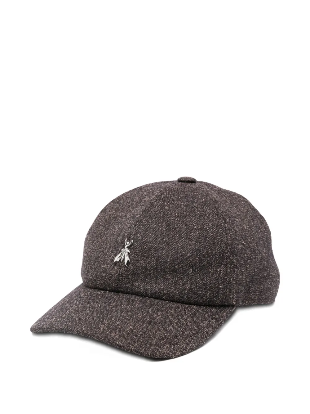 Patrizia Pepe Bee-appliqué Cap In Brown