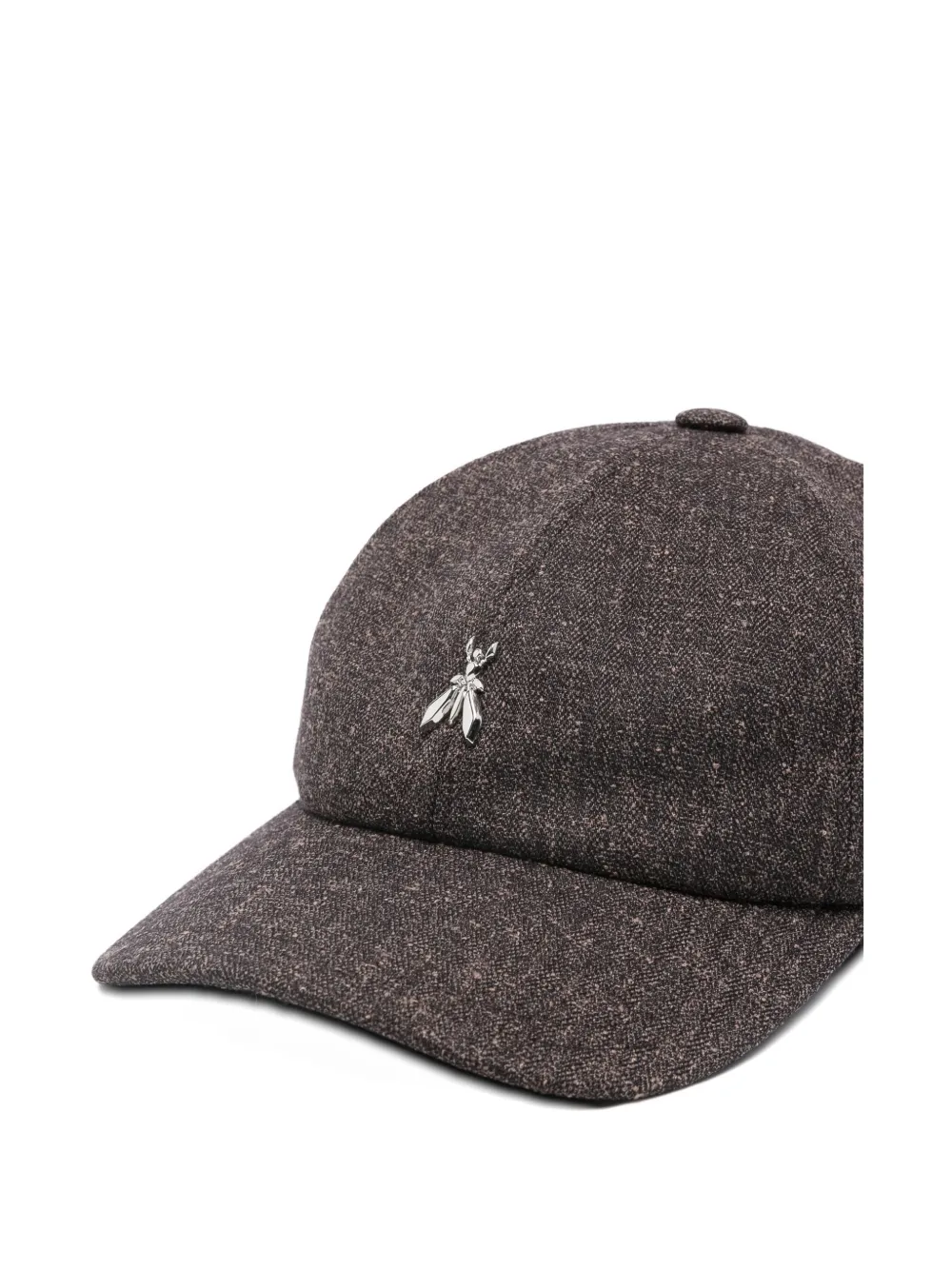 Patrizia Pepe Bee-appliqué Cap In Brown