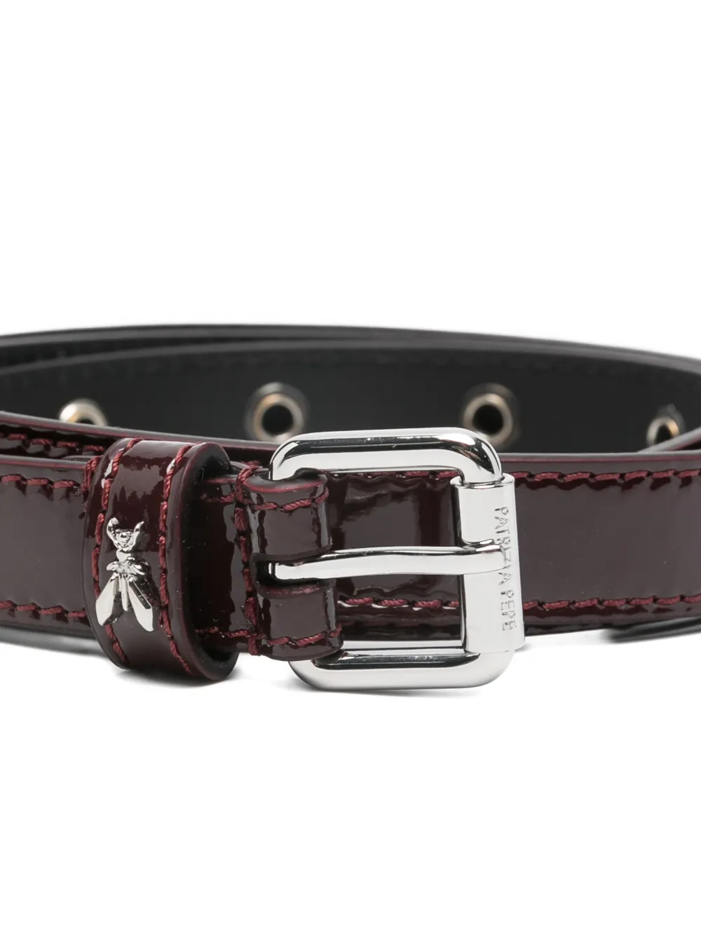 Patrizia Pepe Leather Belt In Blue
