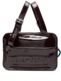 Patrizia Pepe patent-leather tote bag - Red