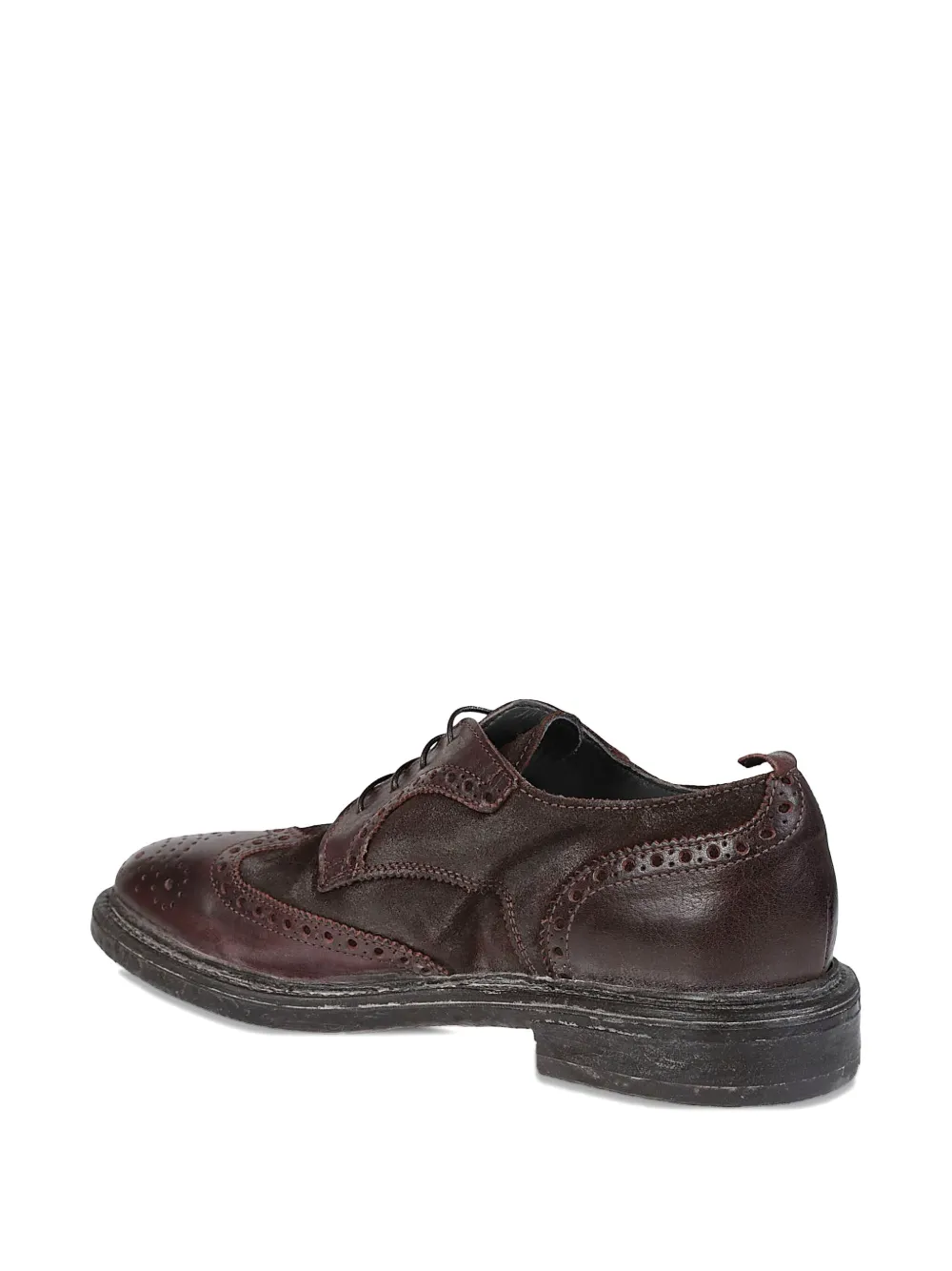 Moma leather derby shoes Brown
