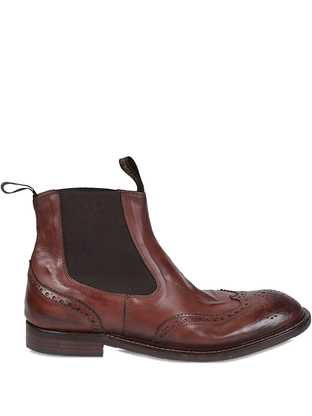 Moma leather chelsea boots Brown