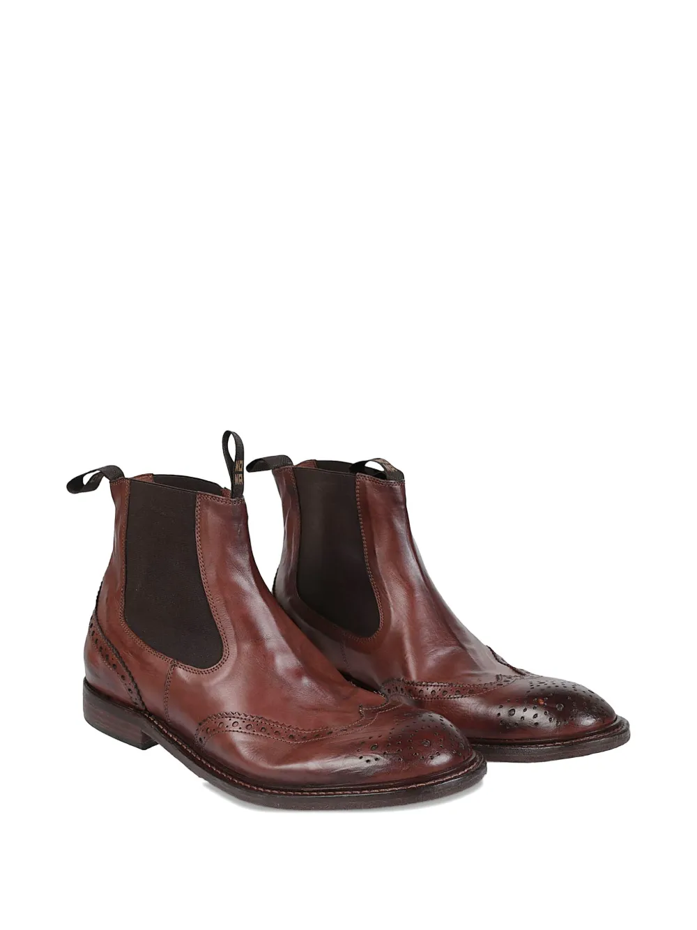 Moma leather chelsea boots Brown