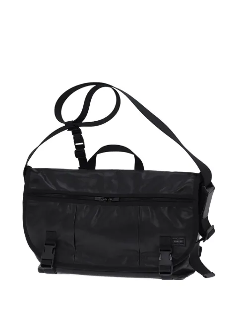 Porter-Yoshida & Co. logo-patch messenger bag