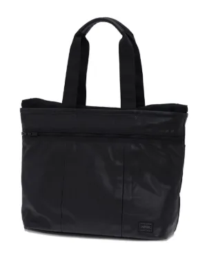 MM6 Maison Margiela logo-printed Tote Bag | Black | FARFETCH ZA