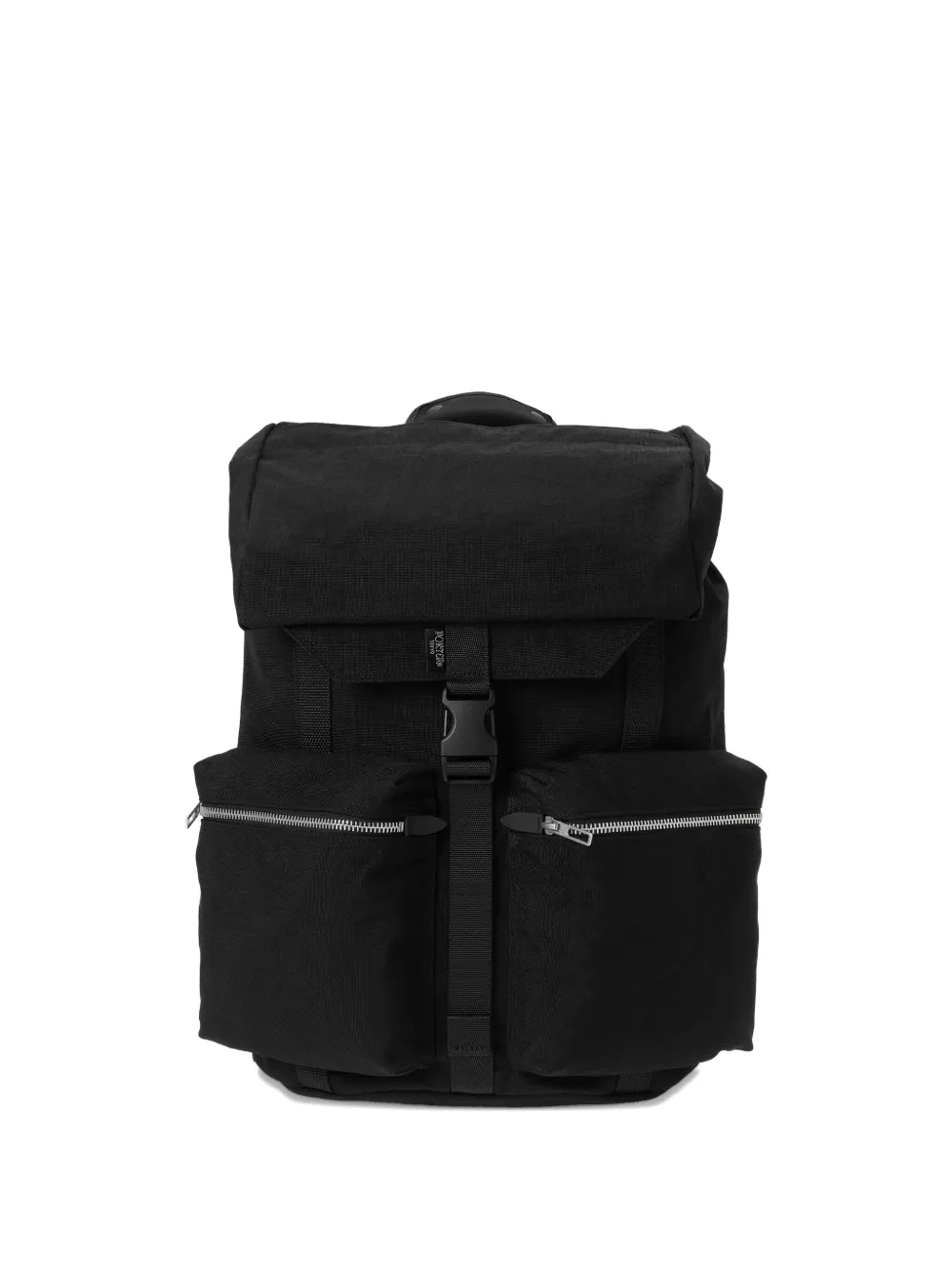 Porter-yoshida & Co Roll-top Flap Backpack In Black