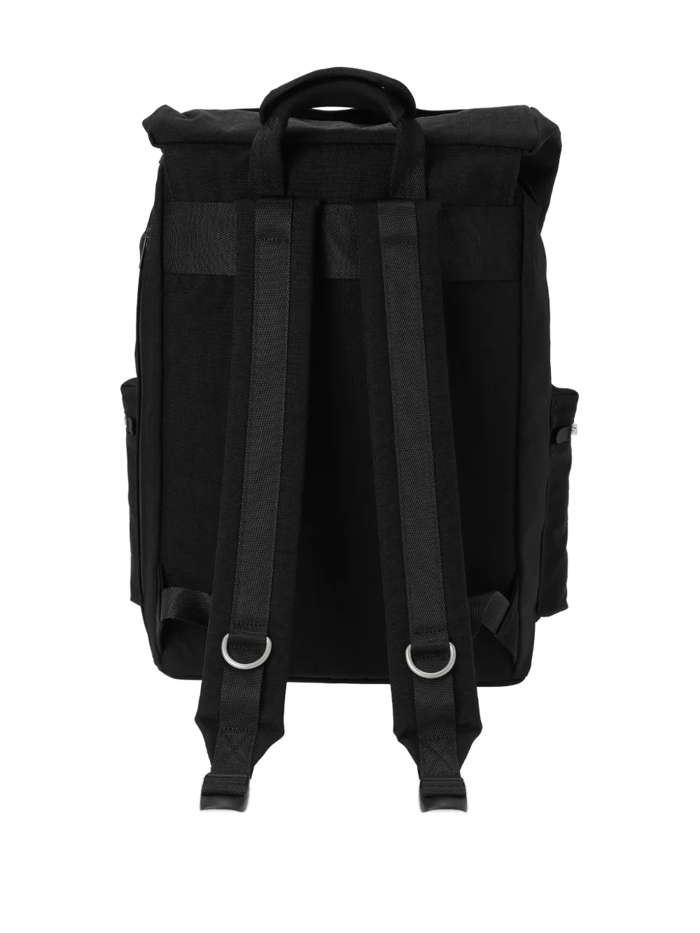 Porter-yoshida & Co Roll-top Flap Backpack In Black