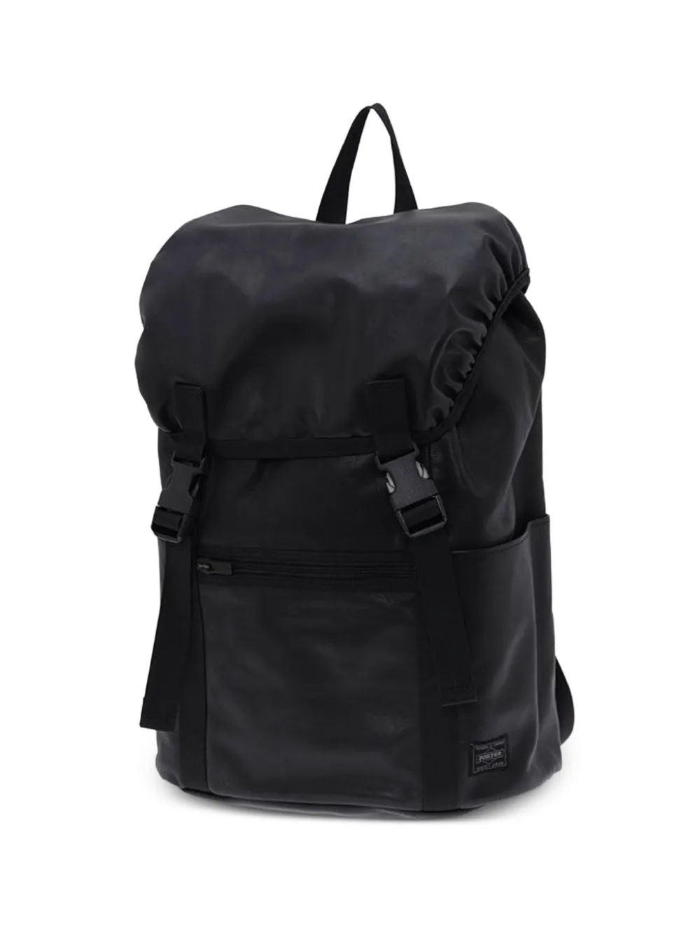 Porter-Yoshida & Co. leather drawstring backpack | Black | Image 1