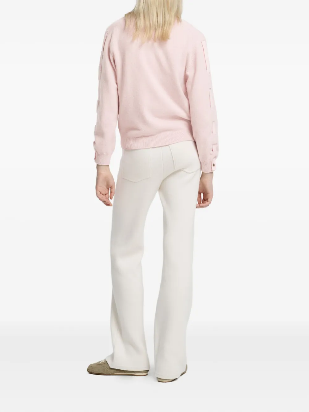 Barrie Vest met strikdetail Roze