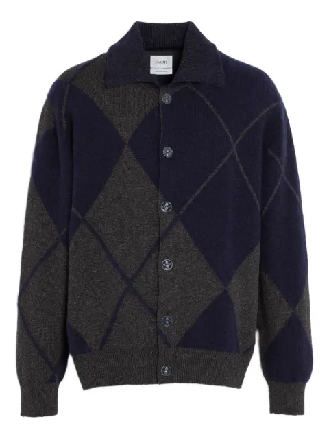 Barrie argyle-pattern cardigan