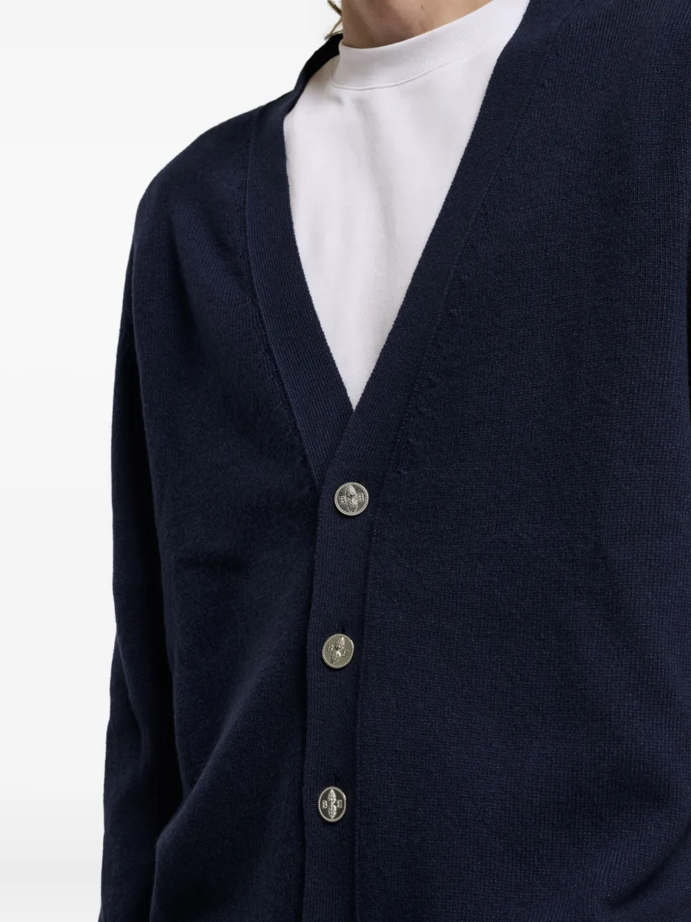 Barrie Vest met V-hals Blauw