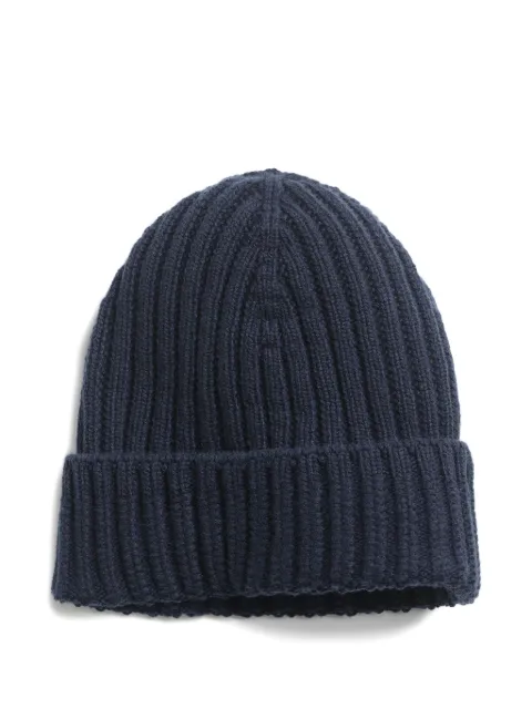 Barrie ribbed beanie hat