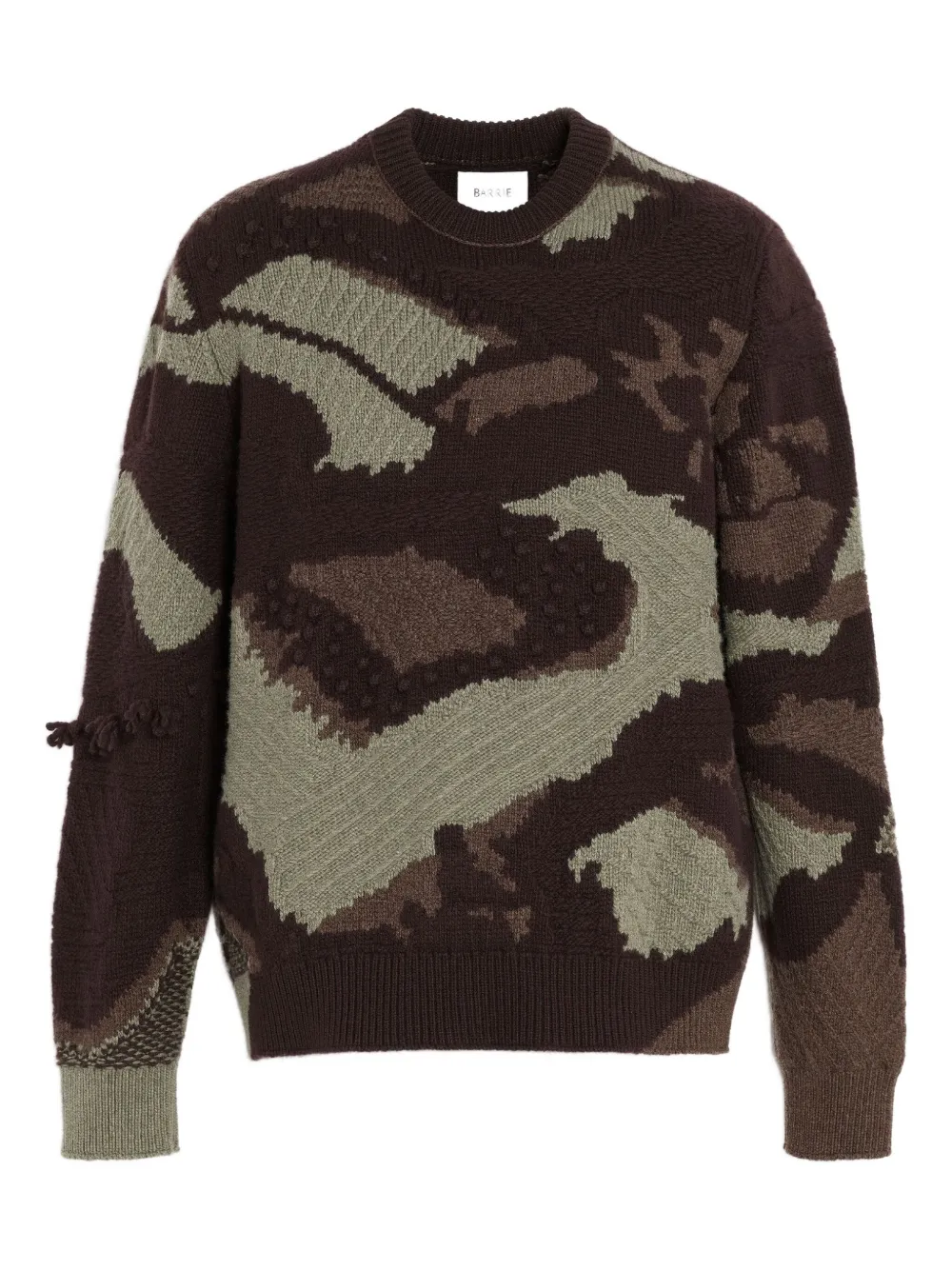 Barrie Intarsia-knit Sweater In Multi