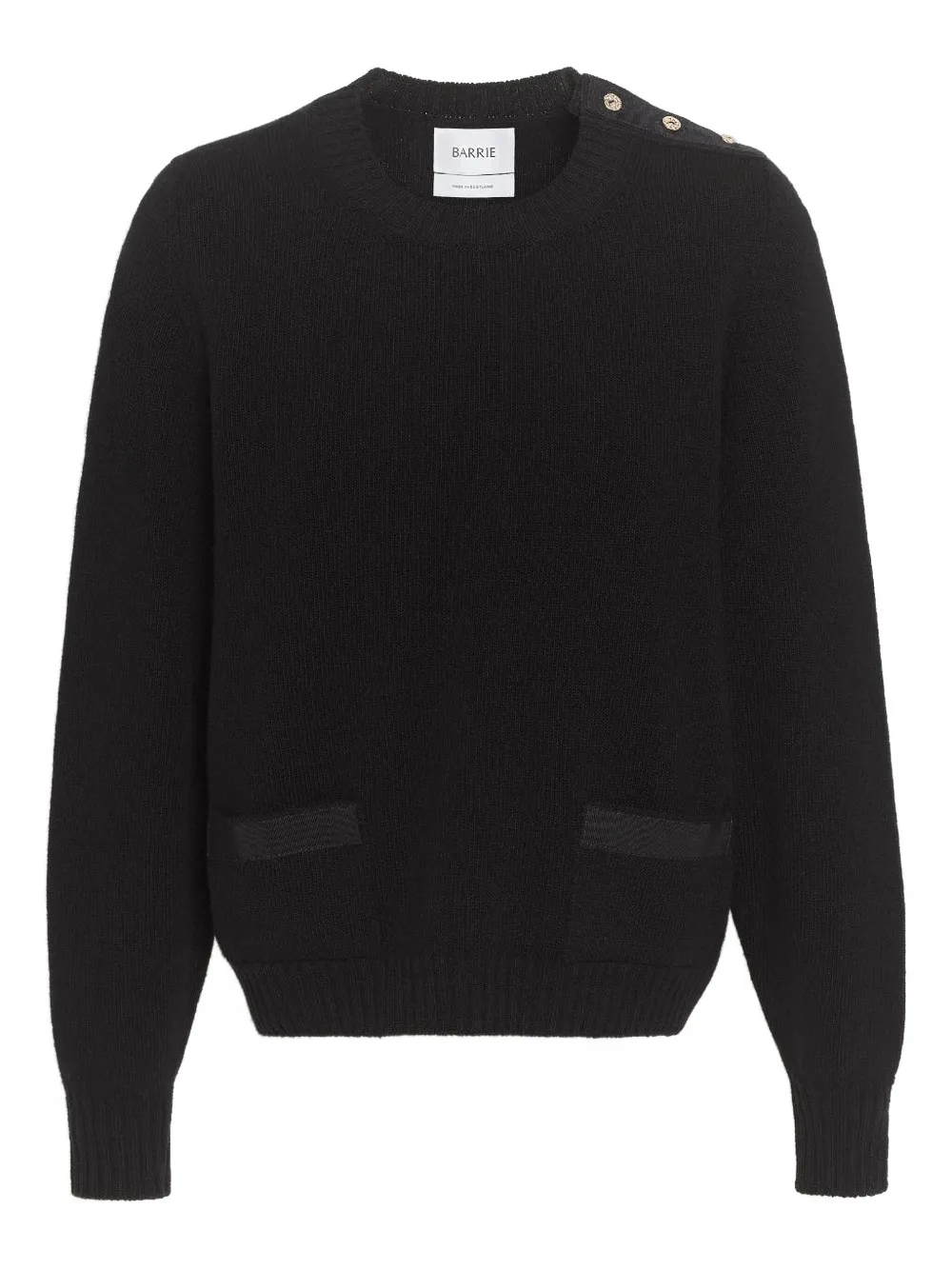 Barrie ribbon-detail sweater | Black | Image 1