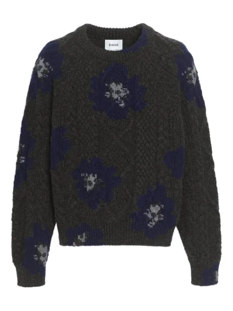 Barrie floral-intarsia sweater