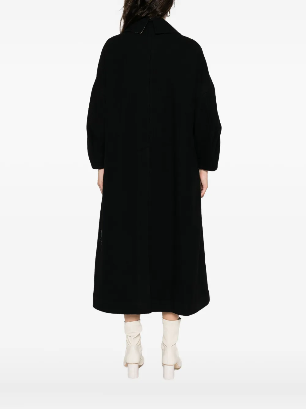 Soh Single-breasted Coat In Black