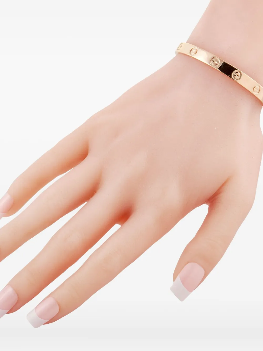 Pre-owned Cartier 18k Rose Gold Love Bracelet In Pink