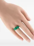 LB Exclusive emerald ring - Silver