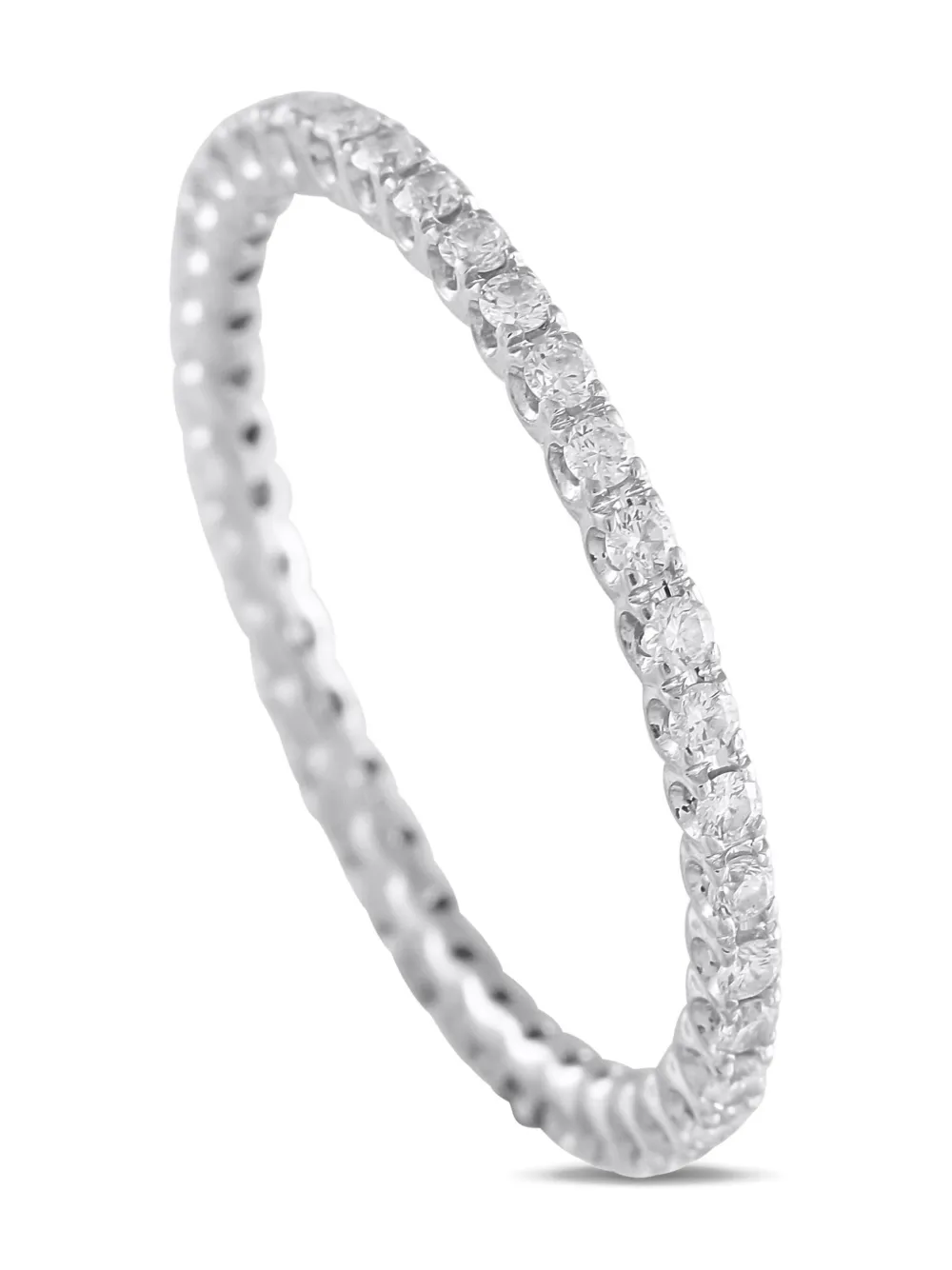LB Exclusive 18K white gold Eternity diamond ring | Image 2