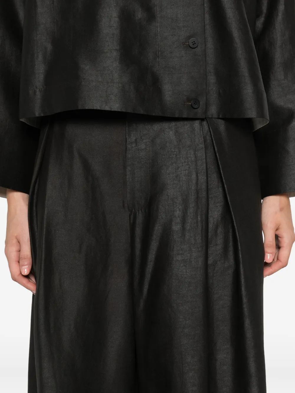 Soh Pleated Pants In Brown