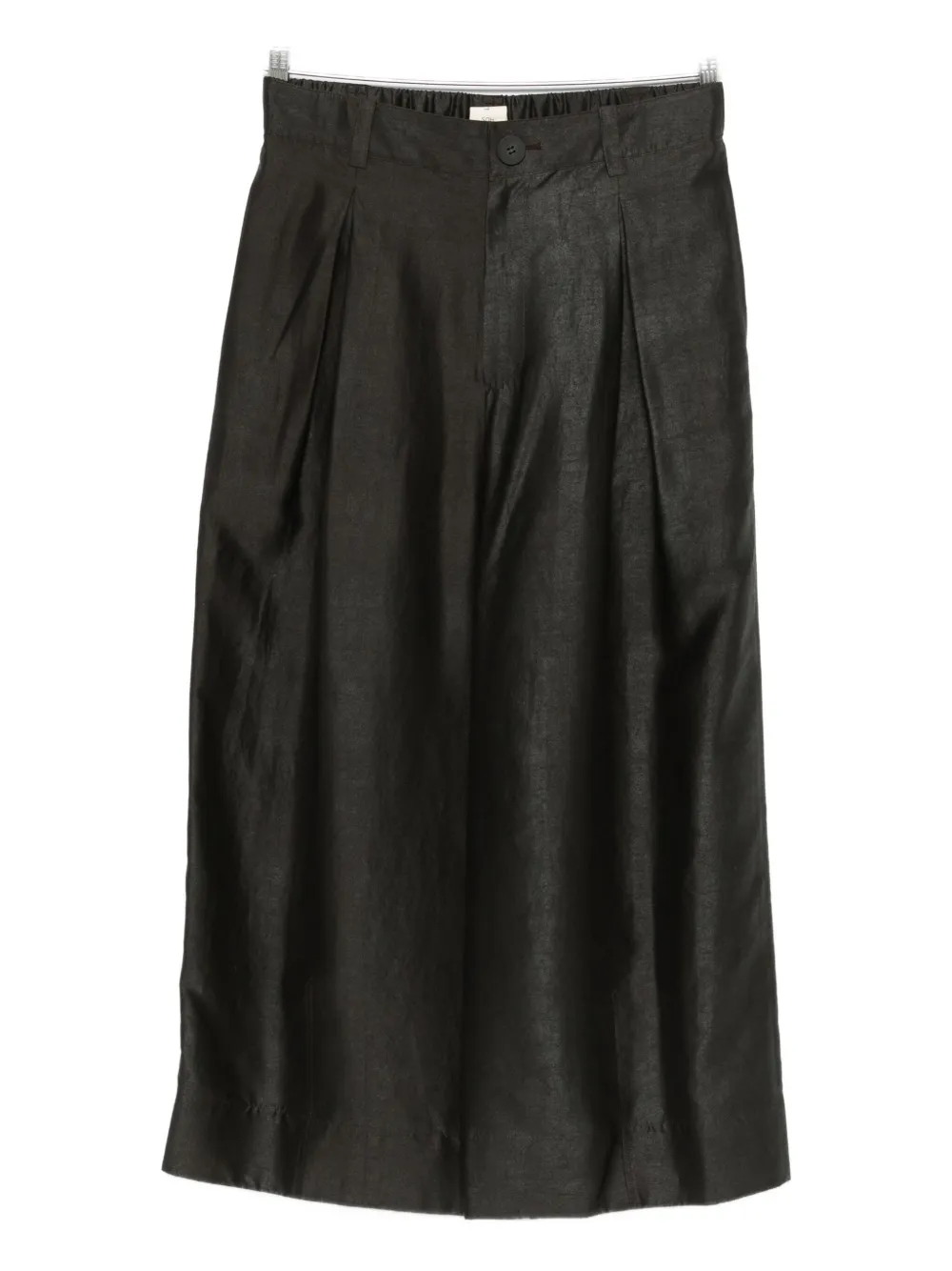 SOH pleated pants - ブラウン SOH pleated pants - ブラウン