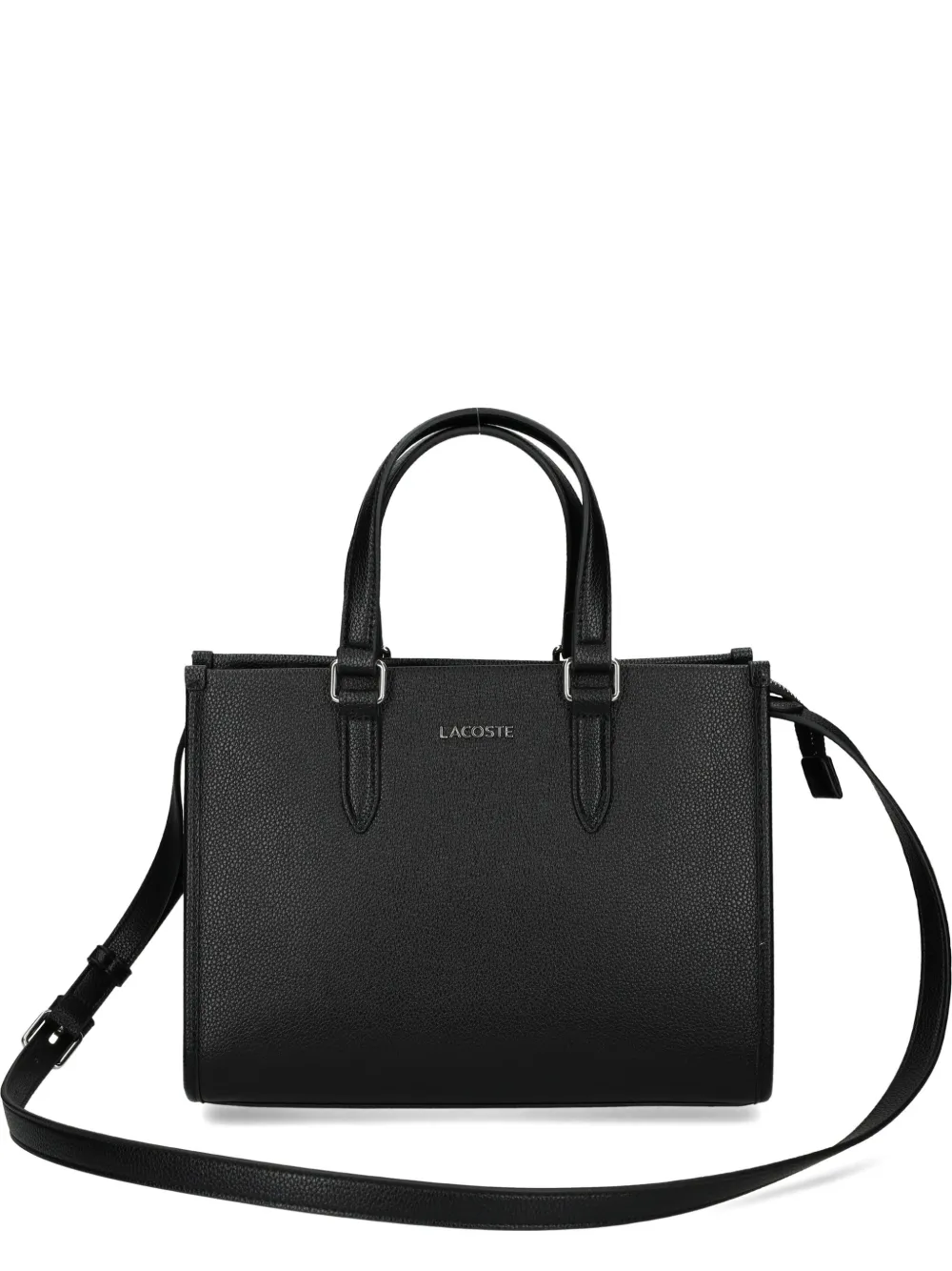Lacoste logo motif tote bag - ブラック Lacoste logo motif tote bag - ブラック