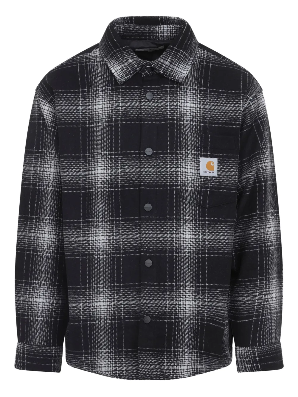 Carhartt WIP check wool shirt | Black | Image 1