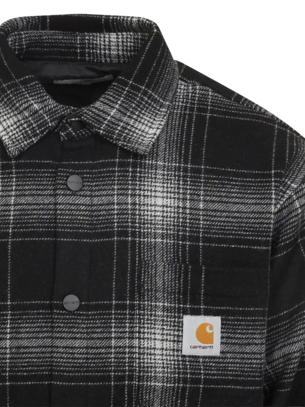 Carhartt WIP Check Wool Shirt | Black | FARFETCH
