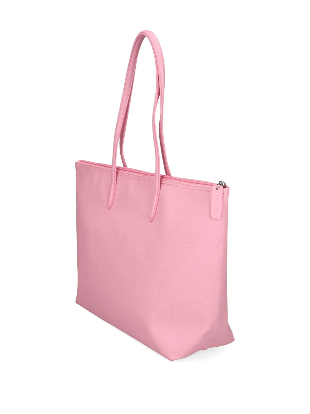 Lacoste Large L.12.12 Concept Tote Bag In Pink