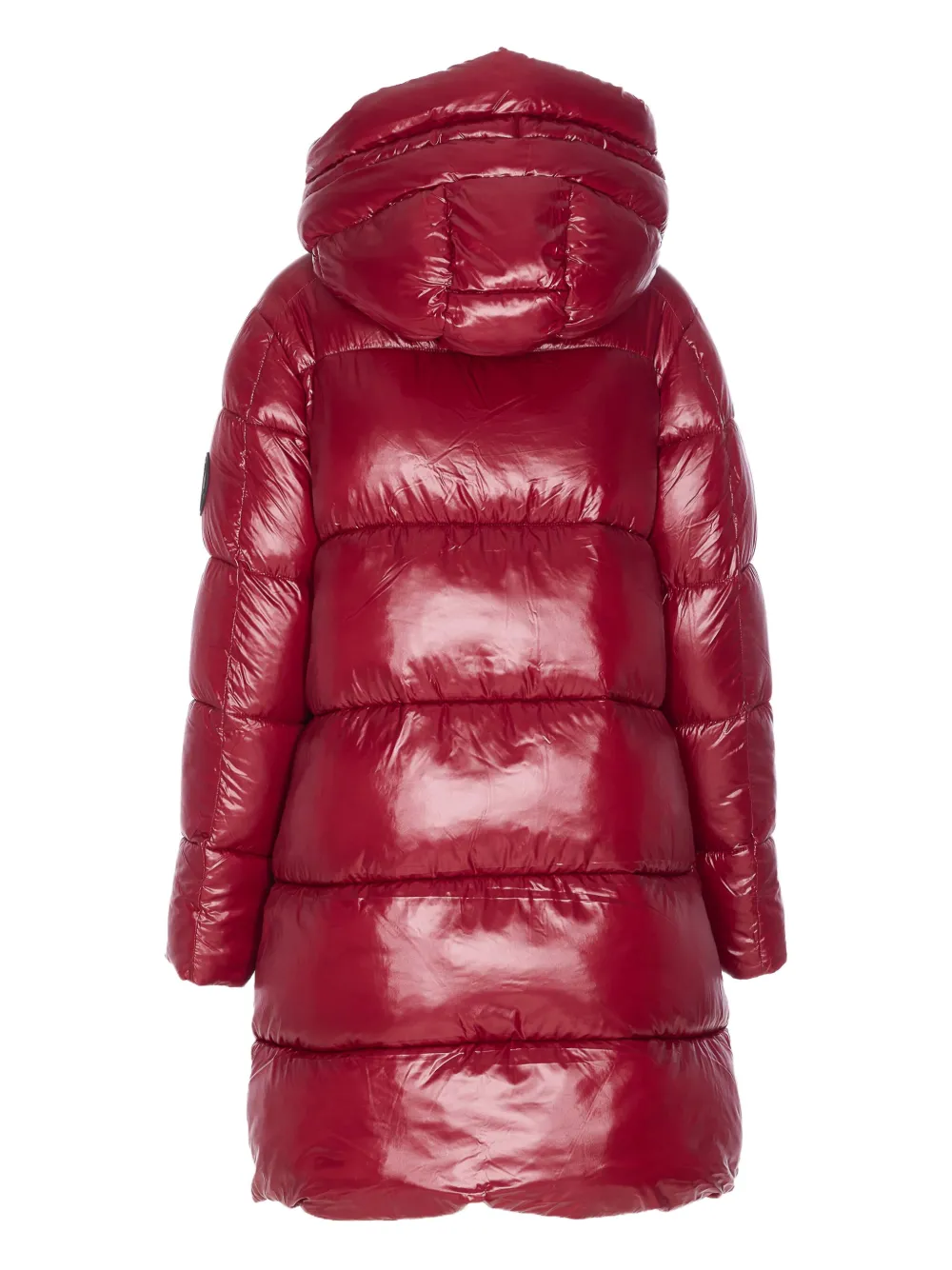 Save The Duck Padded Hooded Coat In Red