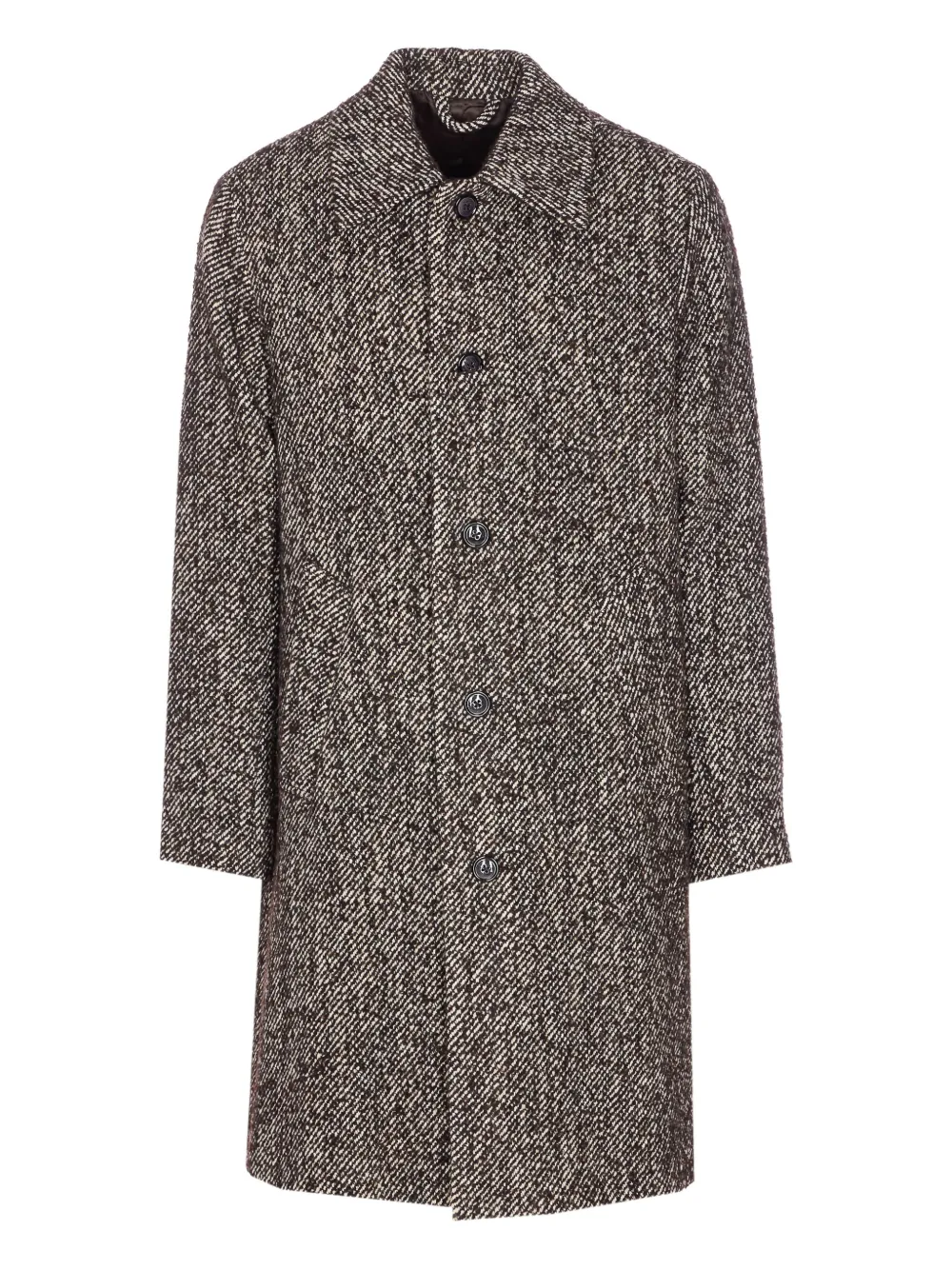 NN07 single-breasted buttoned coat | Brown | Image 1