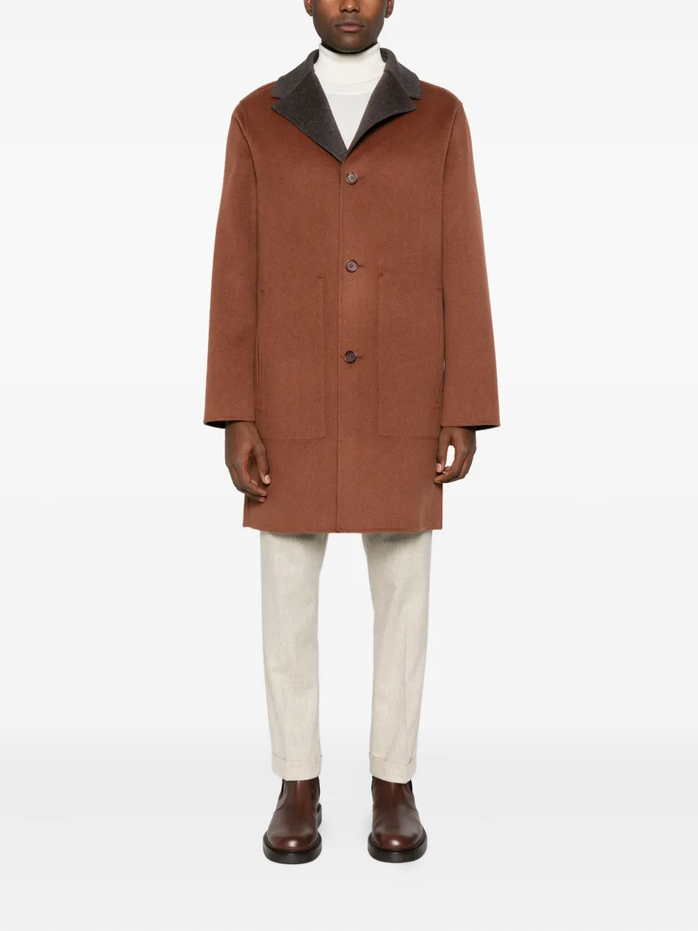 ALICIA AUDREY button-fastening coat | Single Breasted Coats | Image 2
